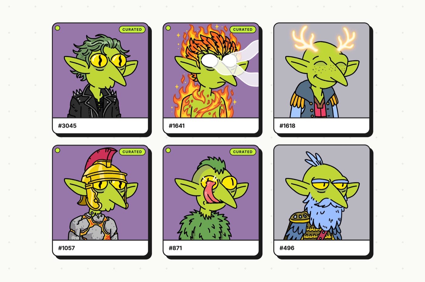 GoblynzNFT hand drawn goblin PFP collection